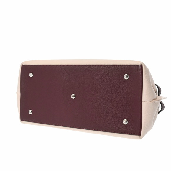 LOUIS VUITTON Lock Me Day Rose Pink Soir Quartz Calfskin Tote Bag - Picture 5 of 9